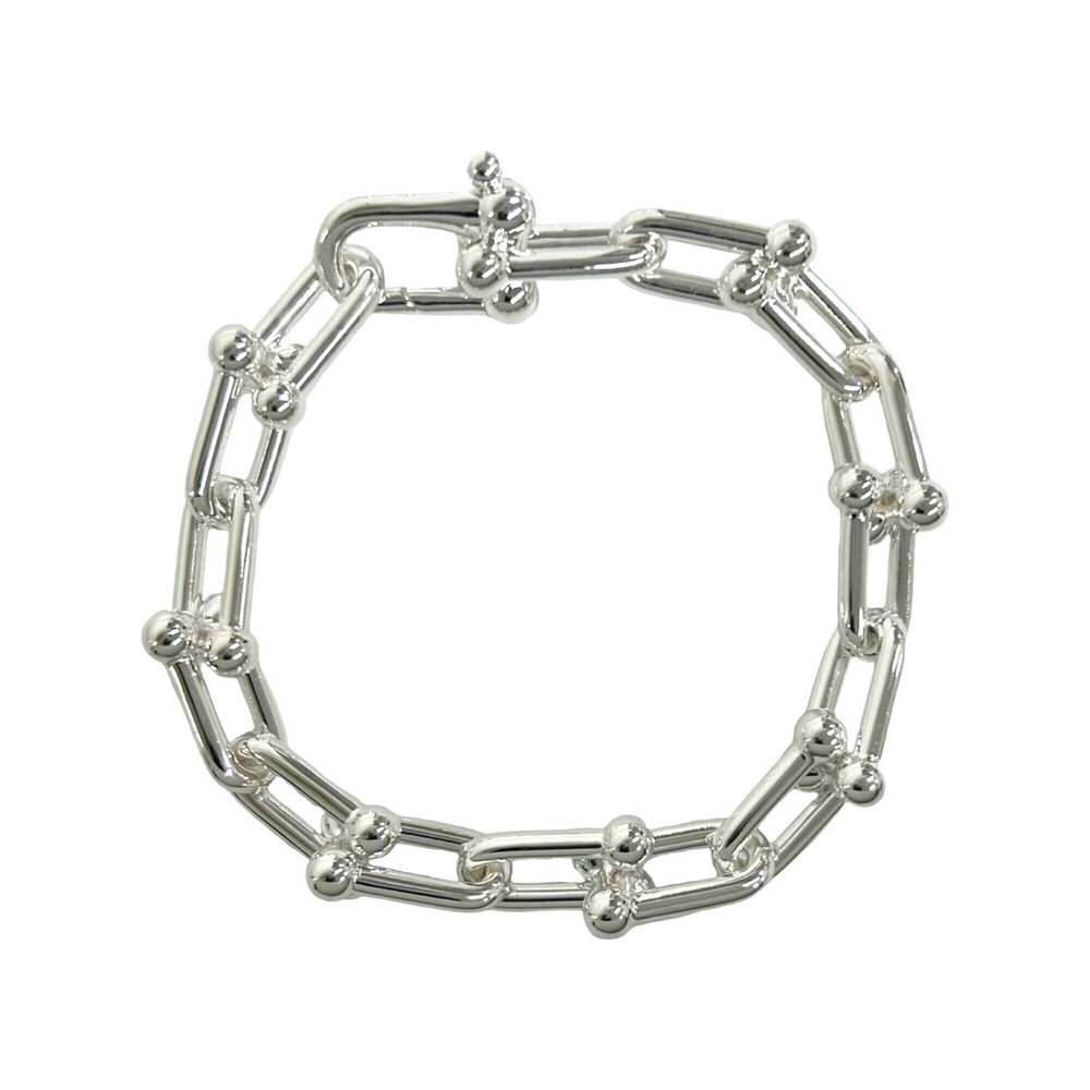 TIFFANY&Co. Tiffany HardWear Large Link 16-Link Bracelet, Sterling Silver 925...